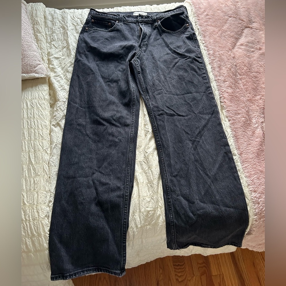 Abercrombie & Fitch baggy low rise